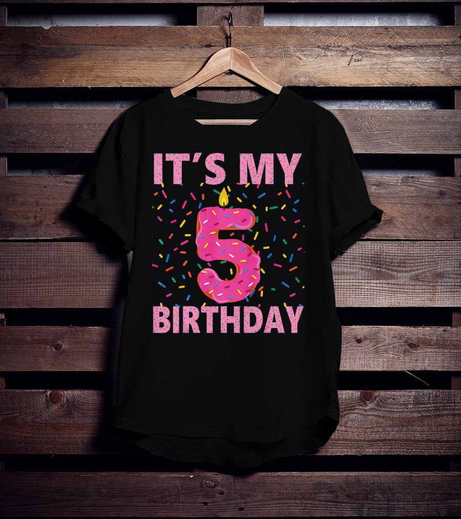 It's My 5 Birthday Sweet Donut T-Shirt