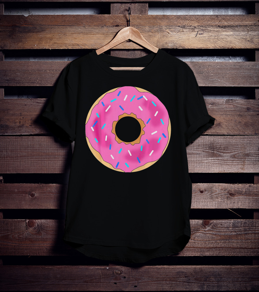 Donut Girls Tod Pink Frosted Sprinkles T-Shirt