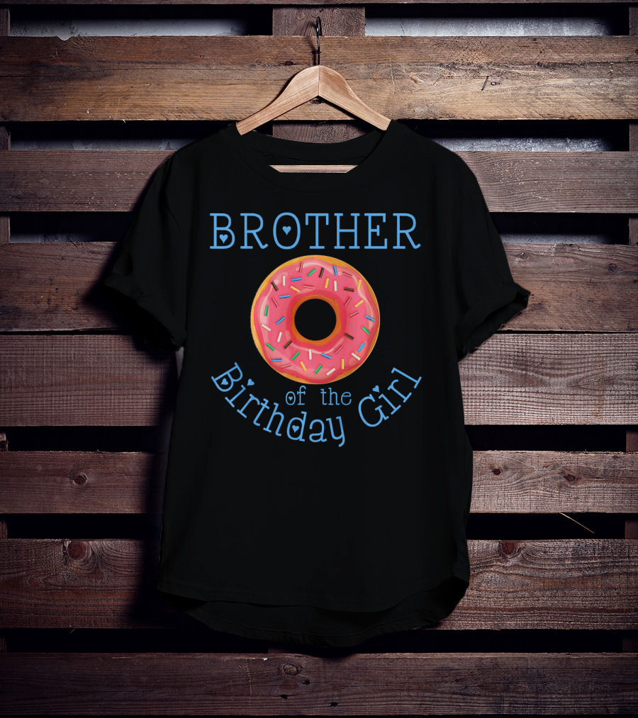Brother Of The Birthday Girl Donut T-Shirt