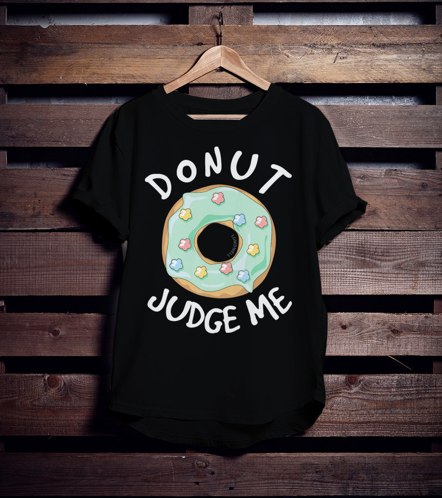 Donut Judge Me Mint Frosted With Sprinkles T-Shirt