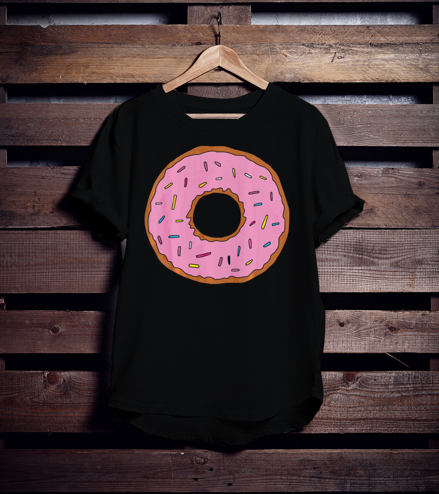 Pink Sprinkled Donuts Delicious Sweets Foodie T-Shirt