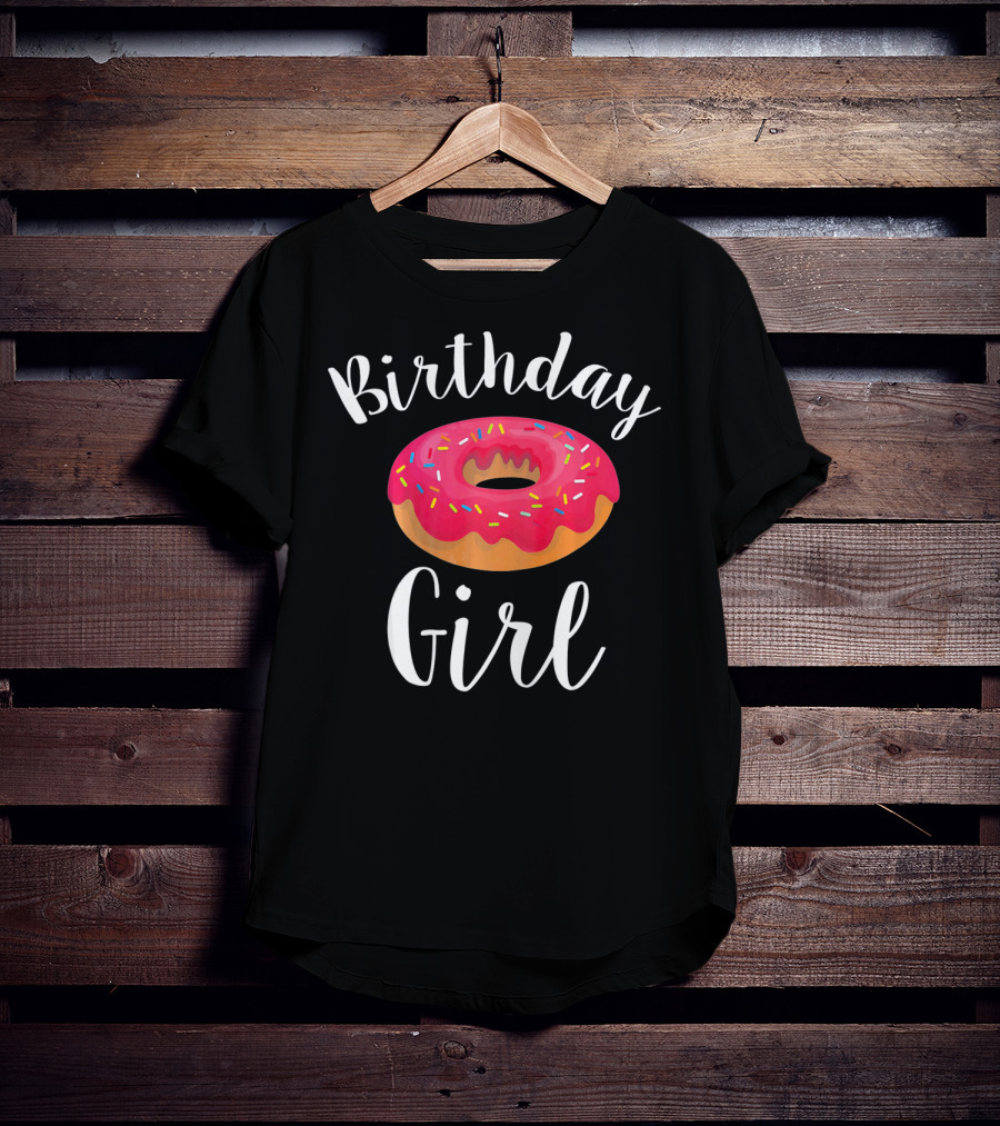 Birthday Girl Donut With Sprinkles T-Shirt
