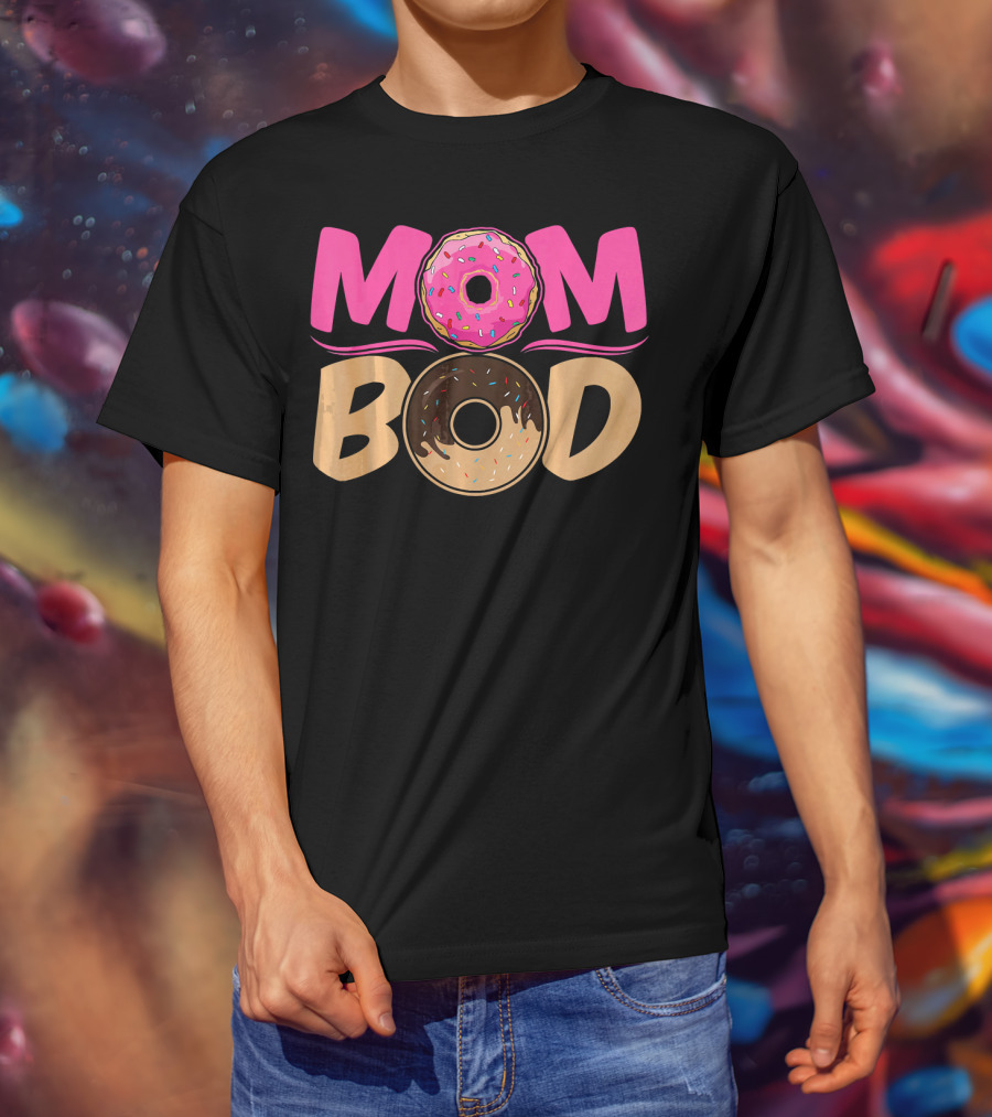 Mom Bod Donut Lover Foodie T-Shirt
