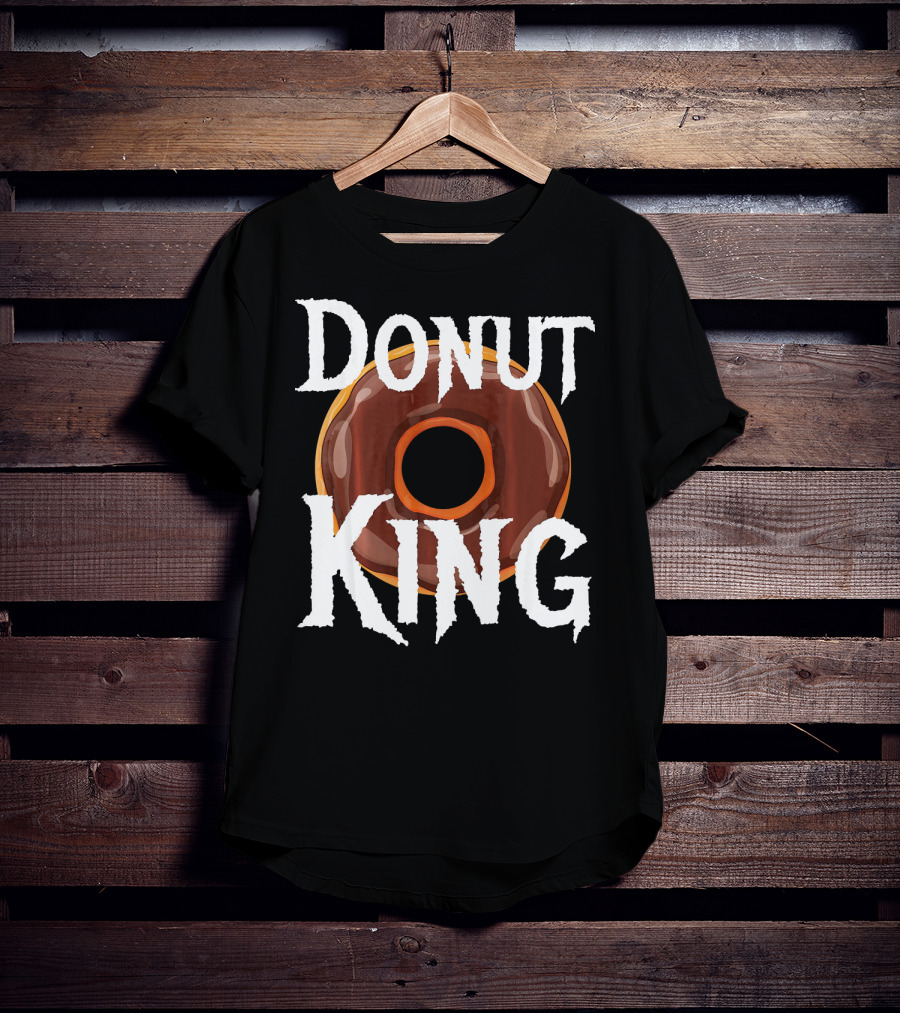 Donut King Food Lover Chocolate Glazed Enthusiast T-Shirt