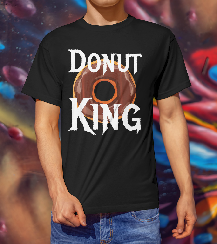Donut King Food Lover Chocolate Glazed Enthusiast T-Shirt