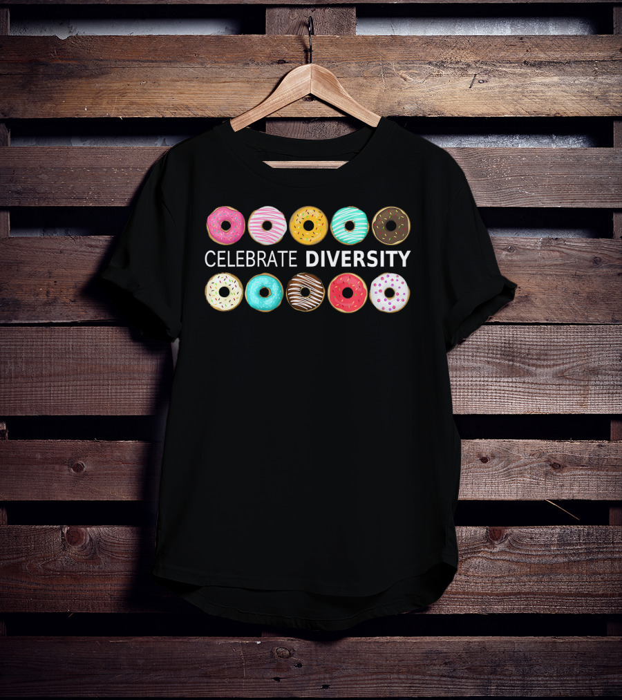 Celebrate Diversity With Colorful Donut Sprinkles T-Shirt