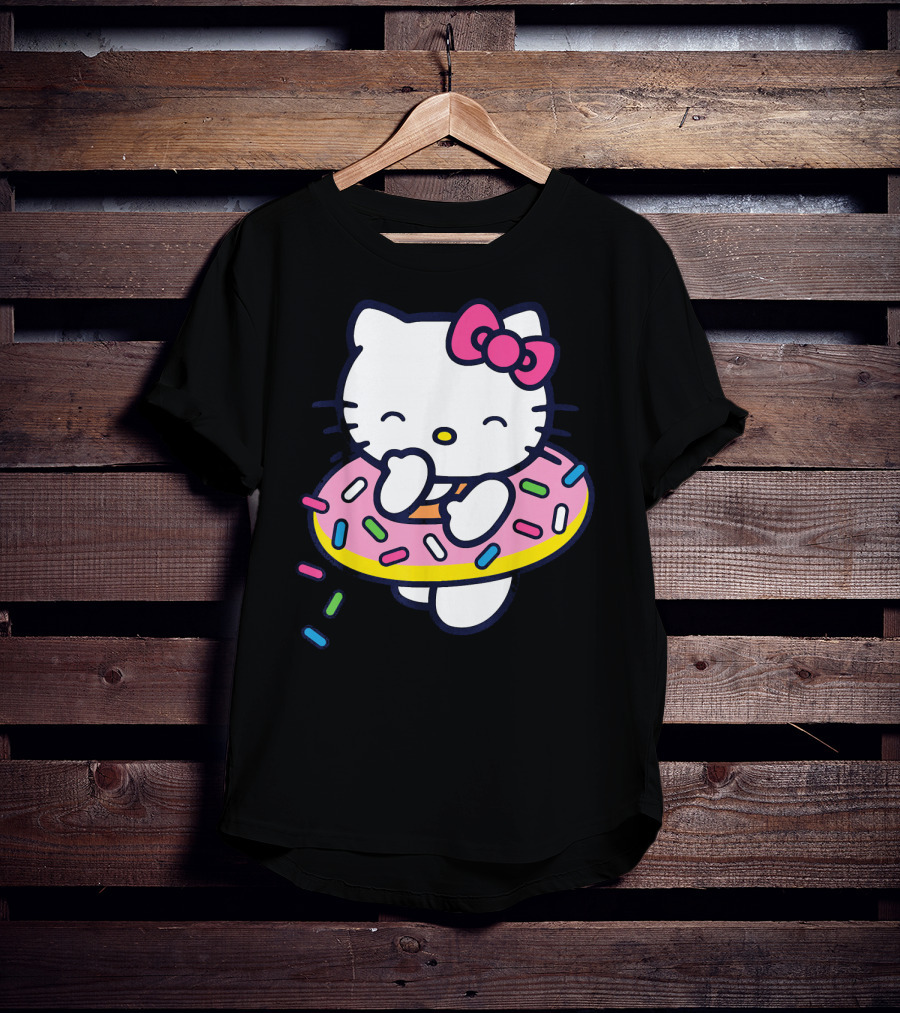 Hello Kitty Donut Floaty With Sprinkles Summer T-Shirt