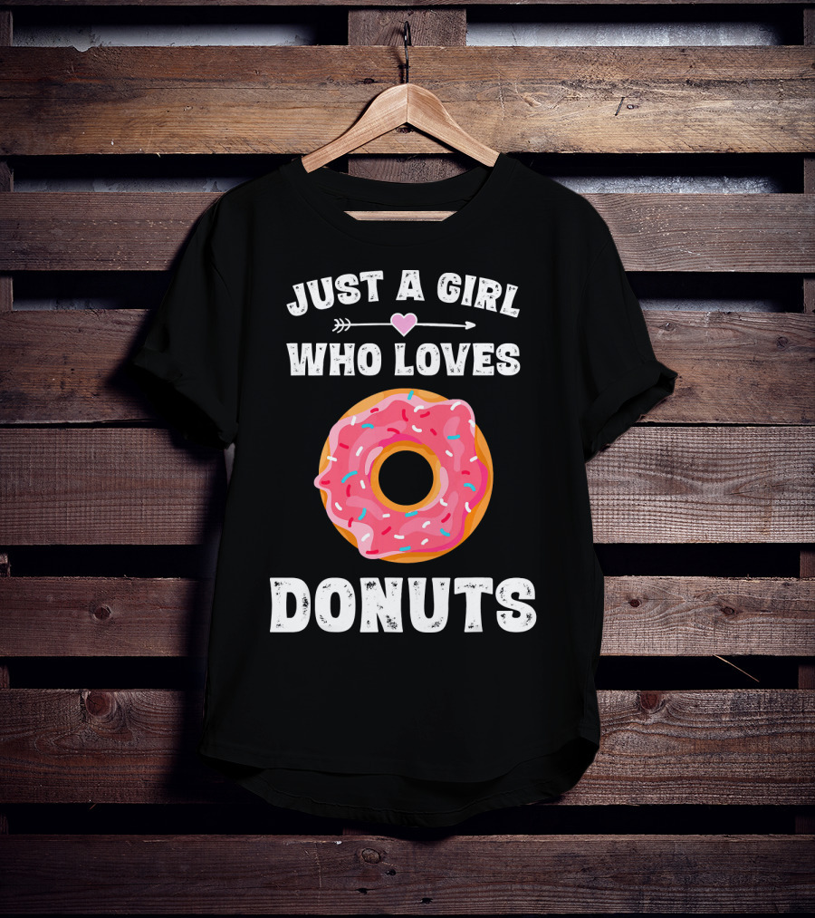 Just A Girl Who Loves Donuts T-Shirt