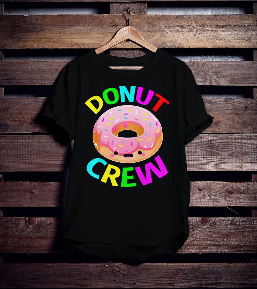 Donut Crew Birthday Celebration Party T-Shirt