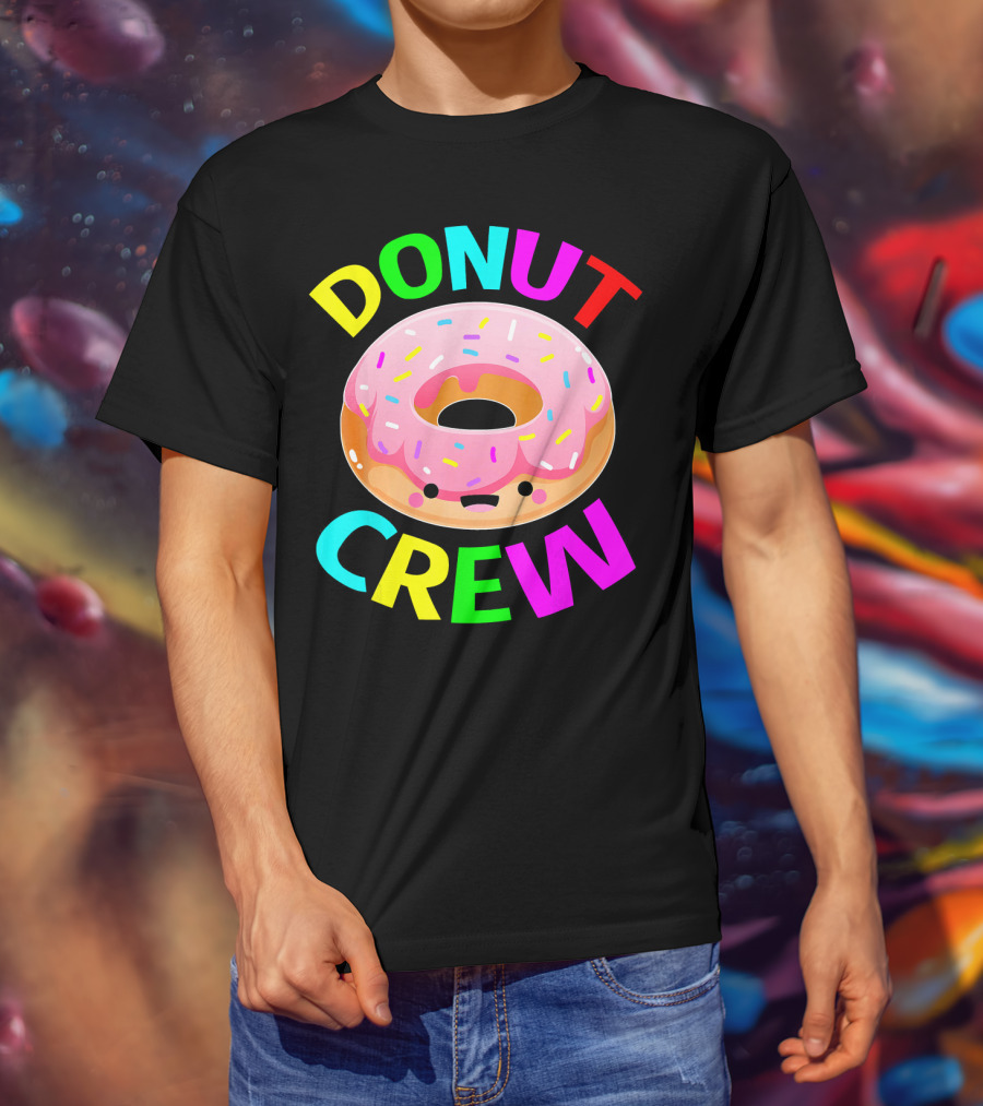 Donut Crew Birthday Celebration Party T-Shirt