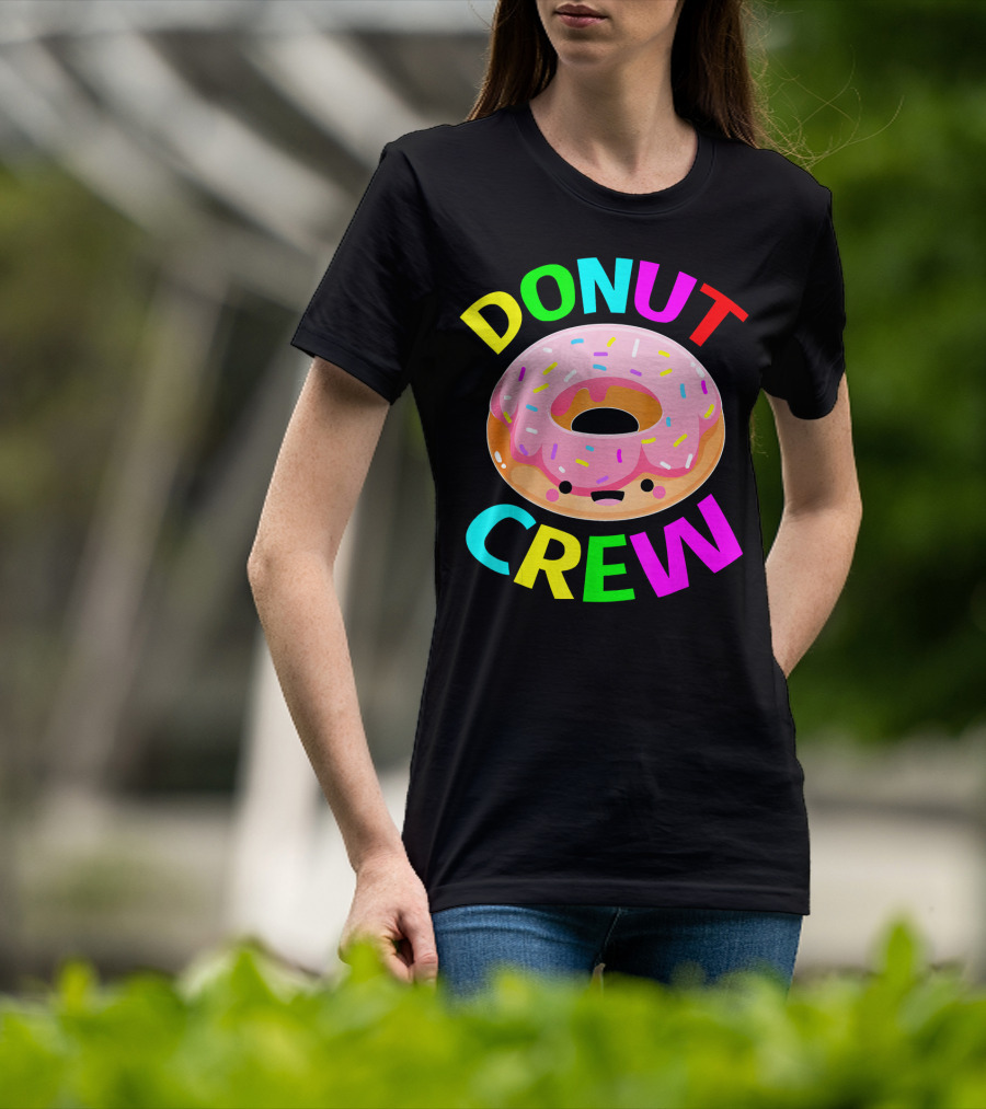 Donut Crew Birthday Celebration Party T-Shirt