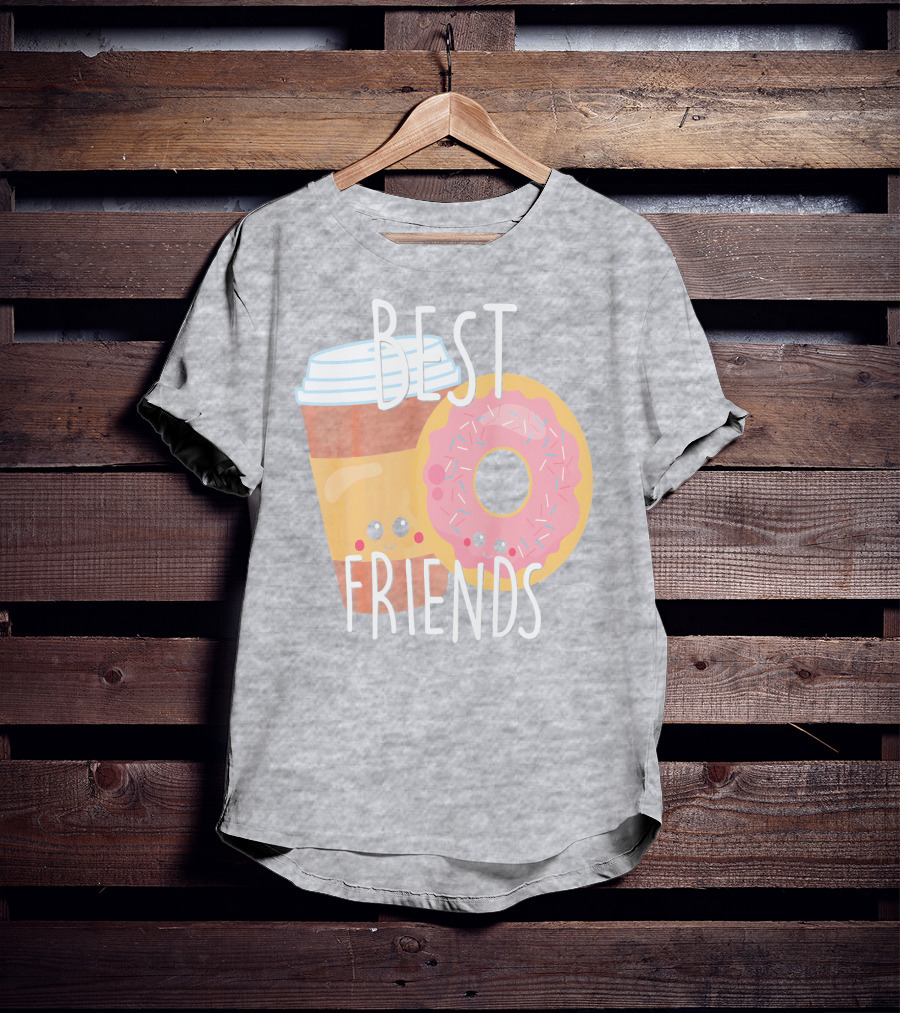 Best Friends Coffee And Donut Perfect Pairing T-Shirt