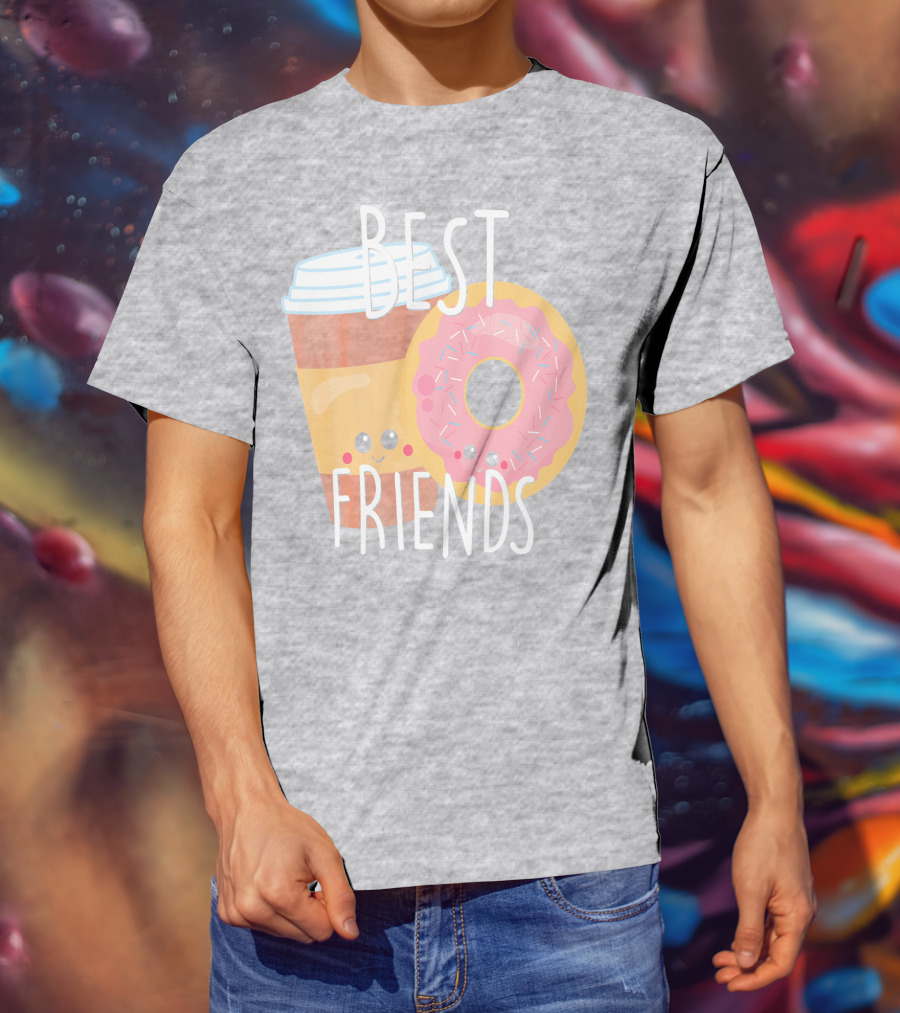 Best Friends Coffee And Donut Perfect Pairing T-Shirt