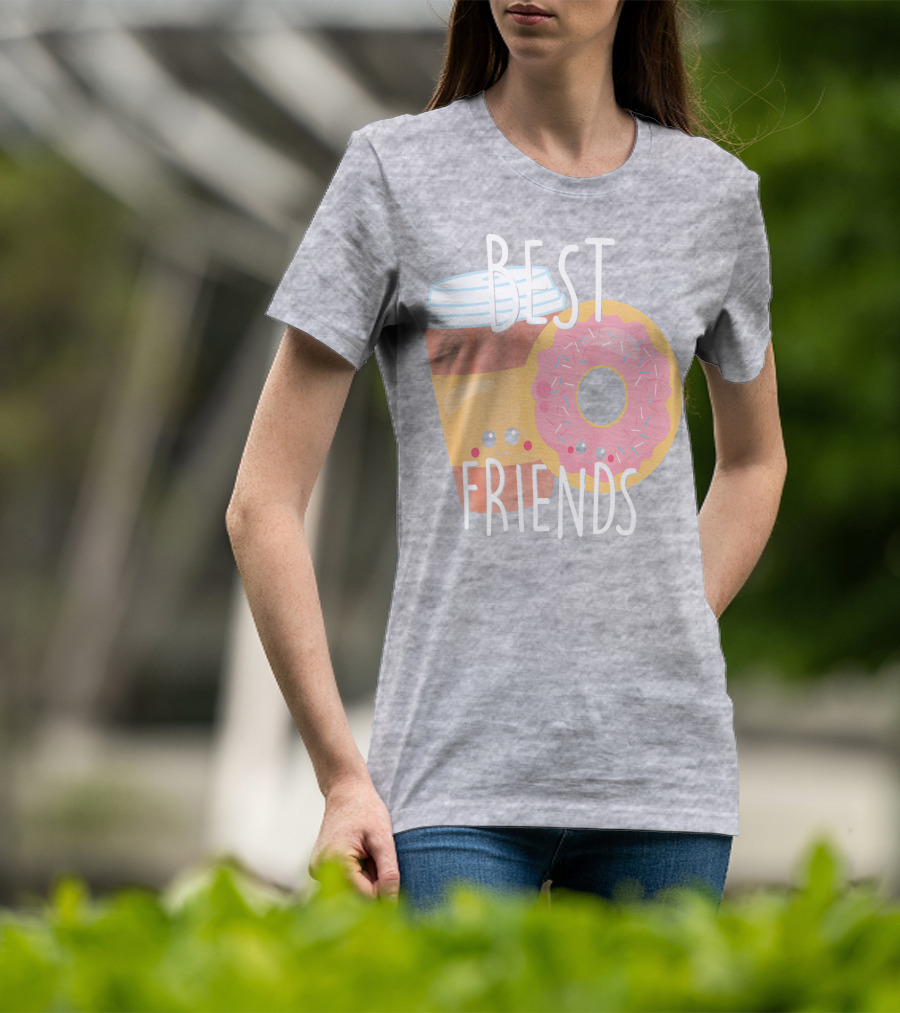 Best Friends Coffee And Donut Perfect Pairing T-Shirt