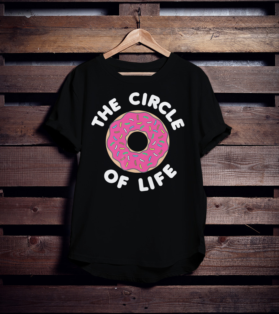 The Circle Of Life Donut T-Shirt