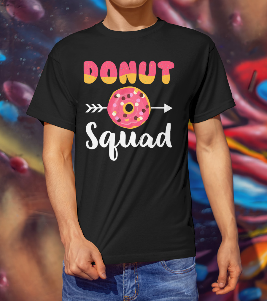 Donut Squad Funny Donut Lover Party T-Shirt