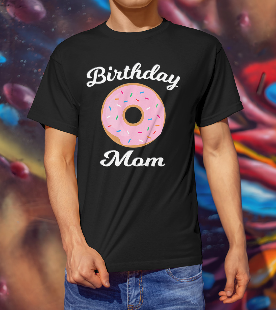Birthday Mom Donut Theme Party T-Shirt