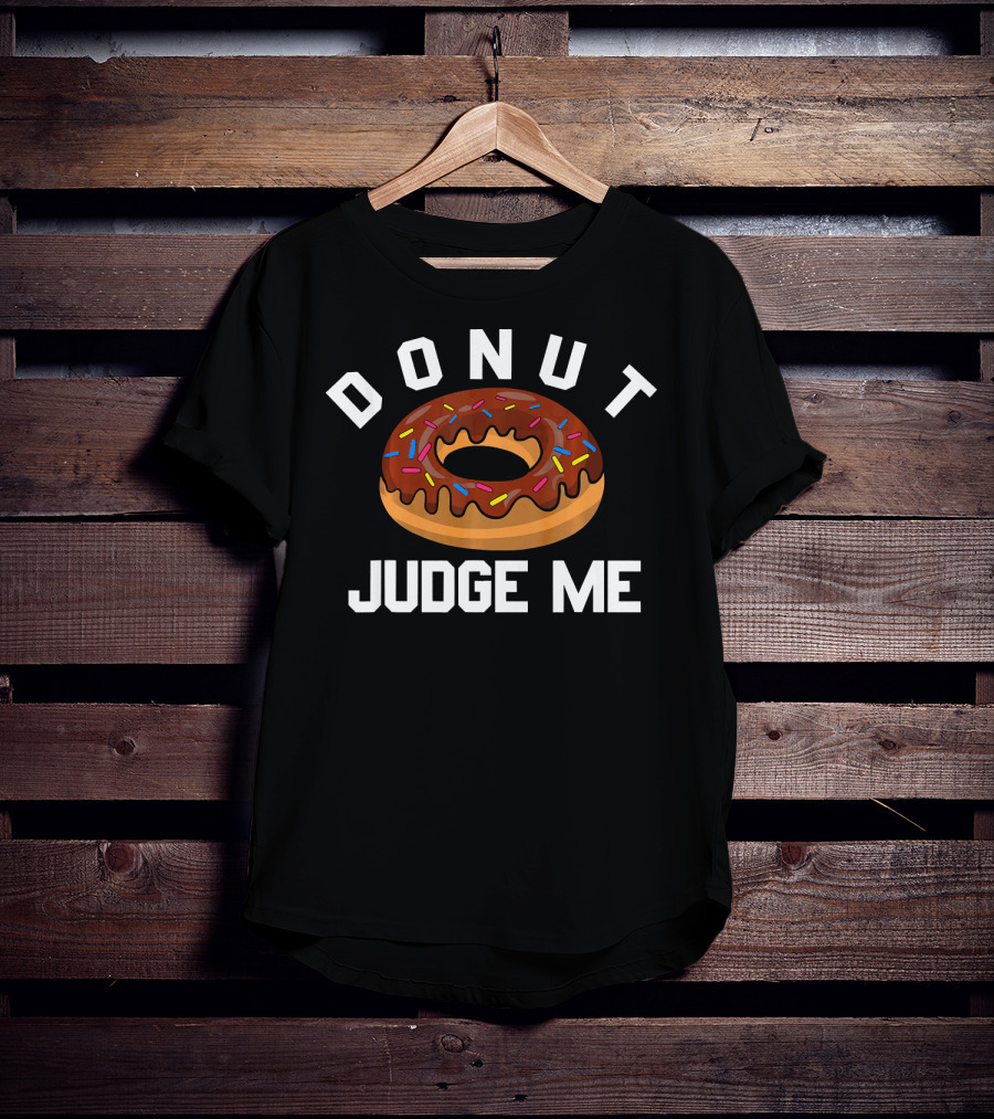 Donut Judge Me Chocolate Frosted With Sprinkles T-Shirt
