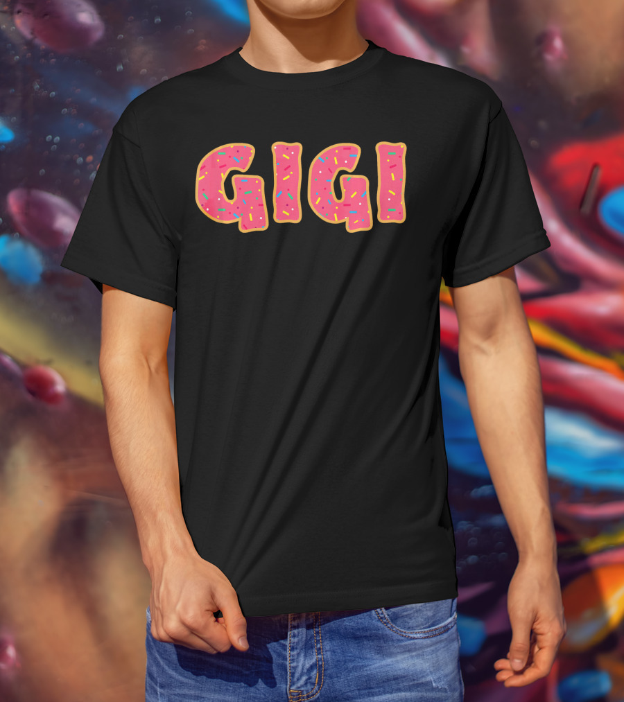 Gigi Donut Sprinkle Grandma T-Shirt