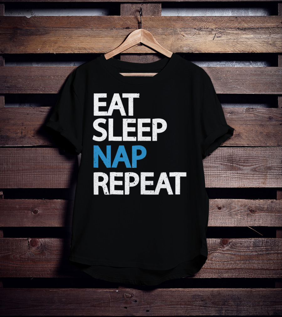 Eat Sleep Nap Repeat Funny Sleep Cycle T-Shirt