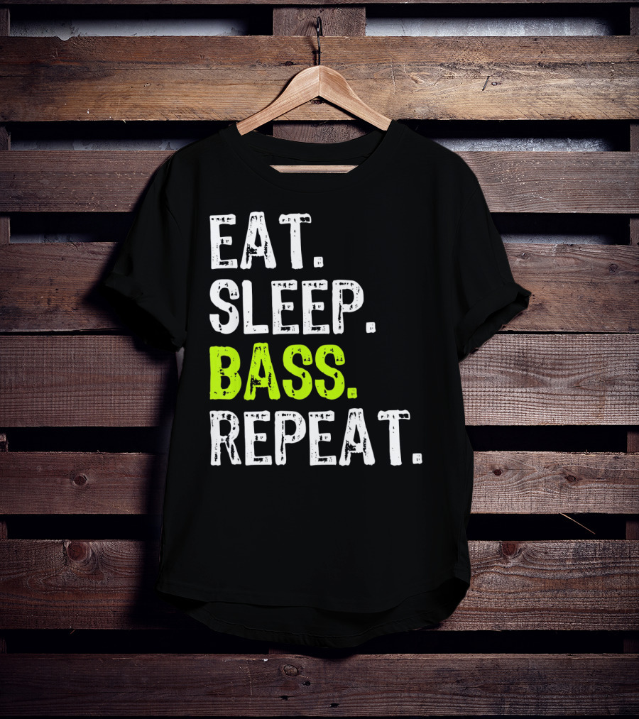 Eat Sleep Bass Repeat T-Shirt