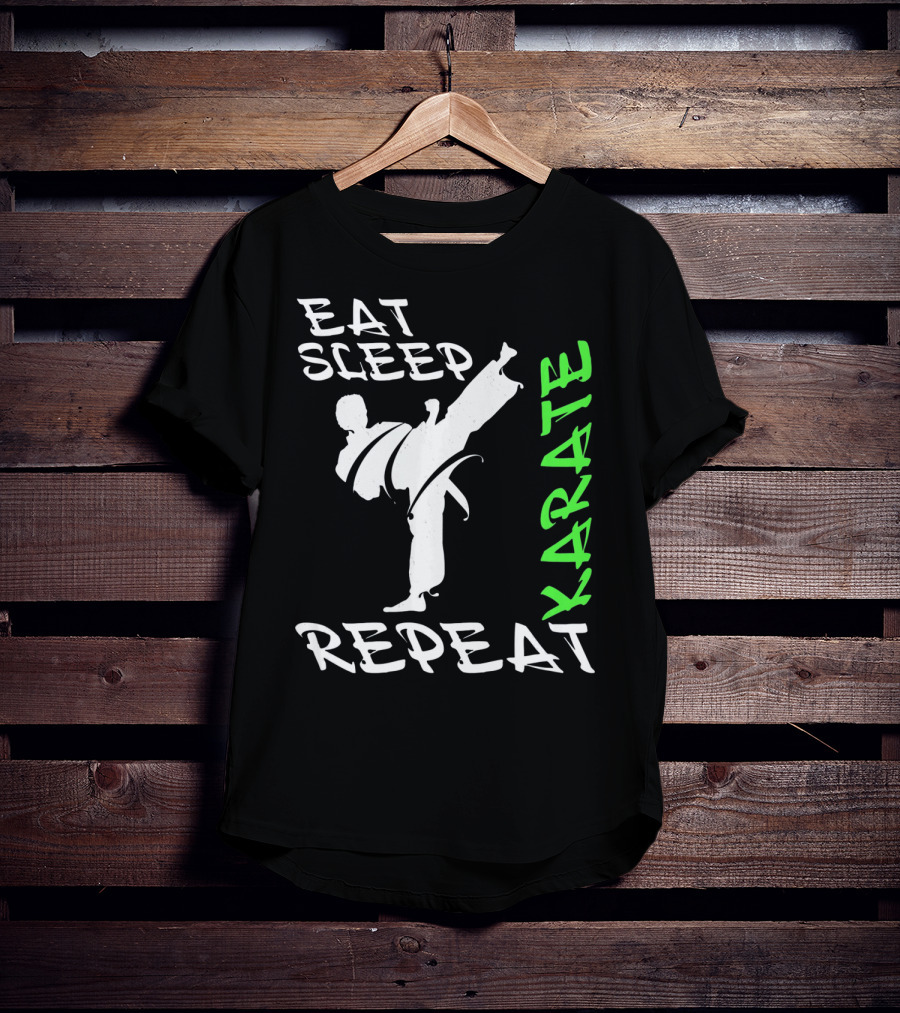 Eat Sleep Karate Repeat T-Shirt