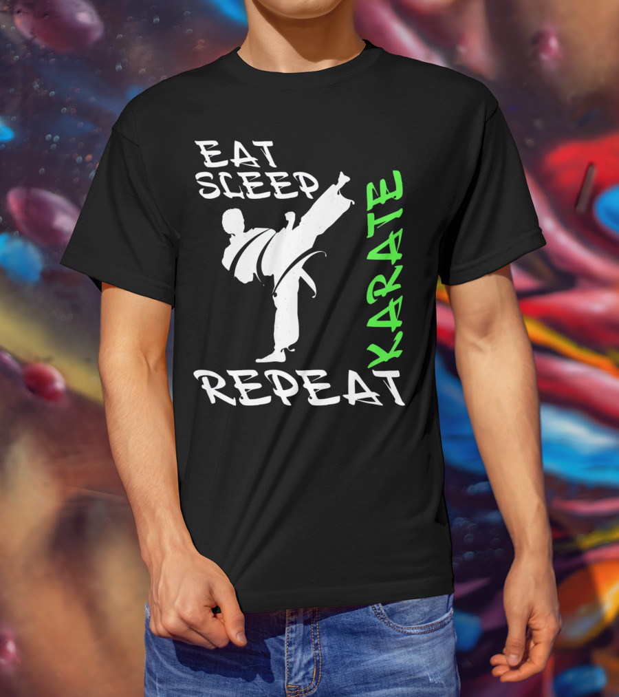 Eat Sleep Karate Repeat T-Shirt