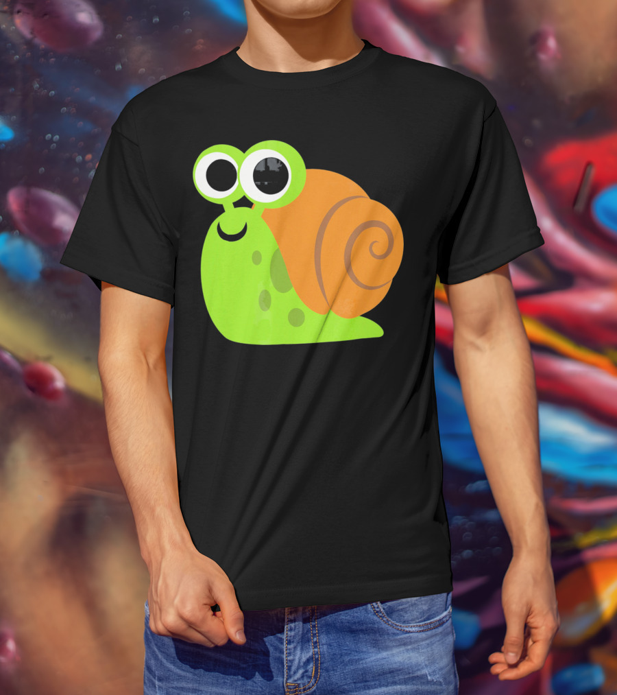Cute Snail Emoji Lovers Shell T-Shirt