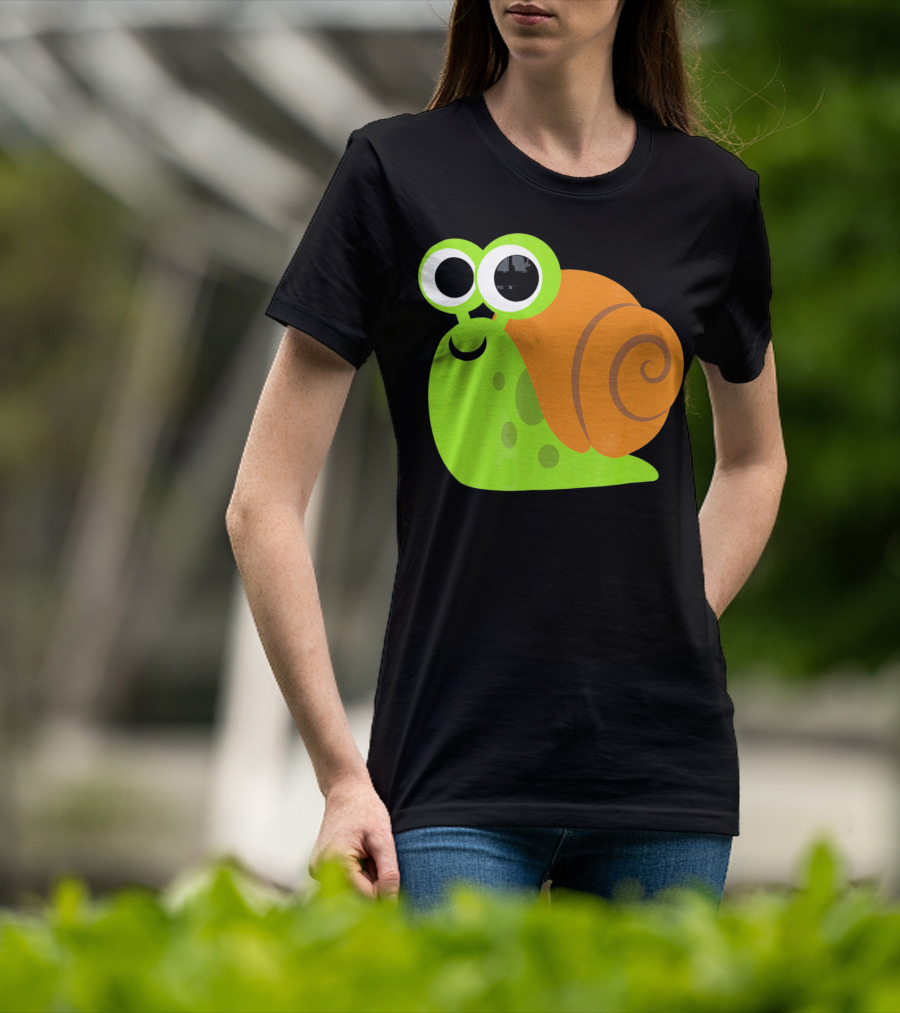 Cute Snail Emoji Lovers Shell T-Shirt