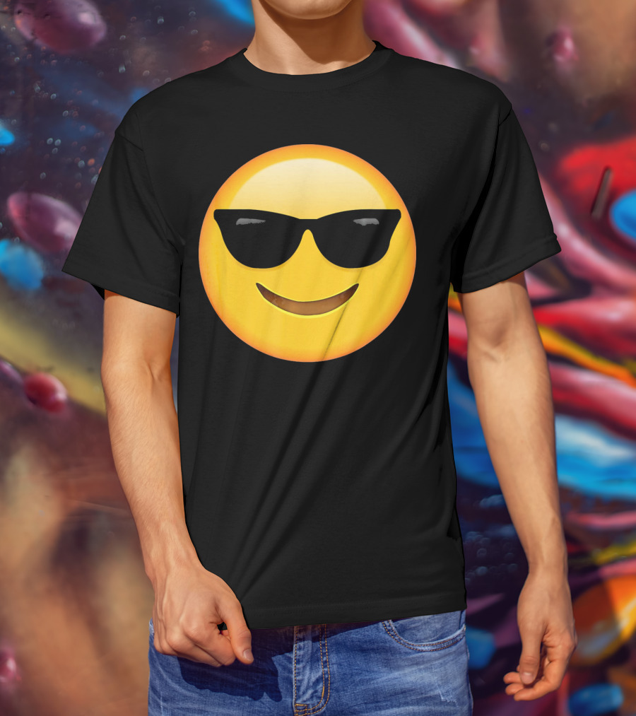 Sunglasses Emoji T-Shirt