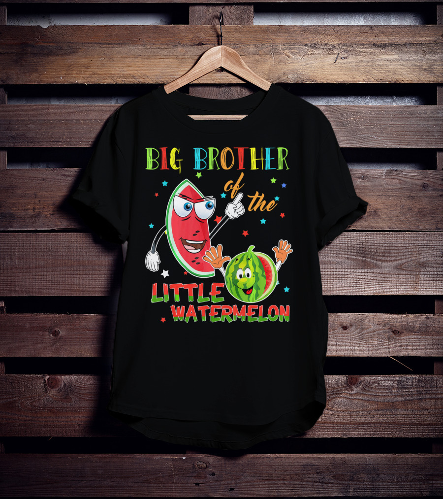 Big Brother Of The Little Watermelon Birthday T-Shirt