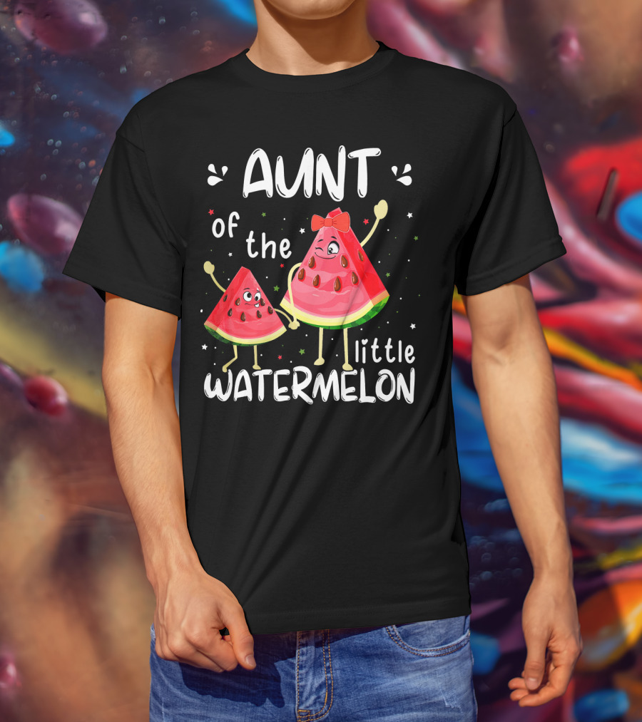 Aunt Of The Little Watermelon T-Shirt