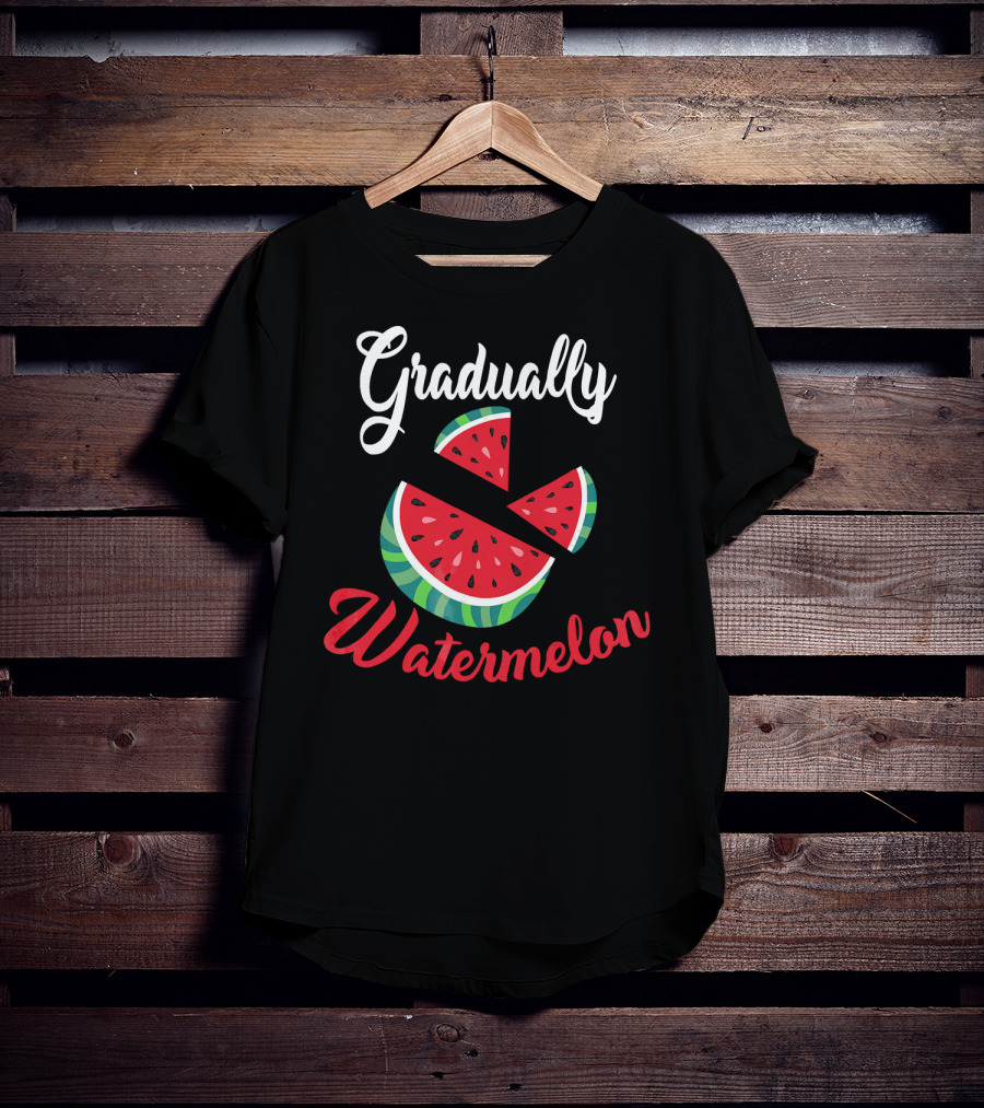 Gradually Watermelon Watermelon Slice T-Shirt