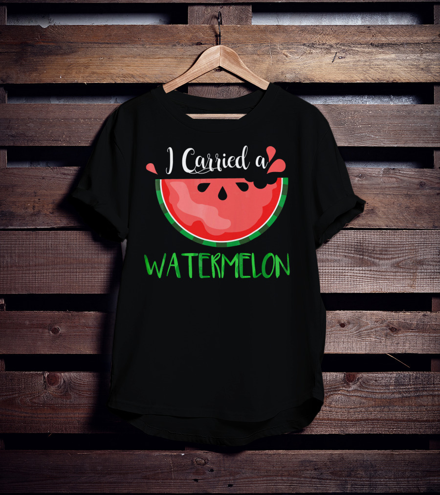 I Carried A Watermelon Funny Dancing Dirty Dancing Reference T-Shirt