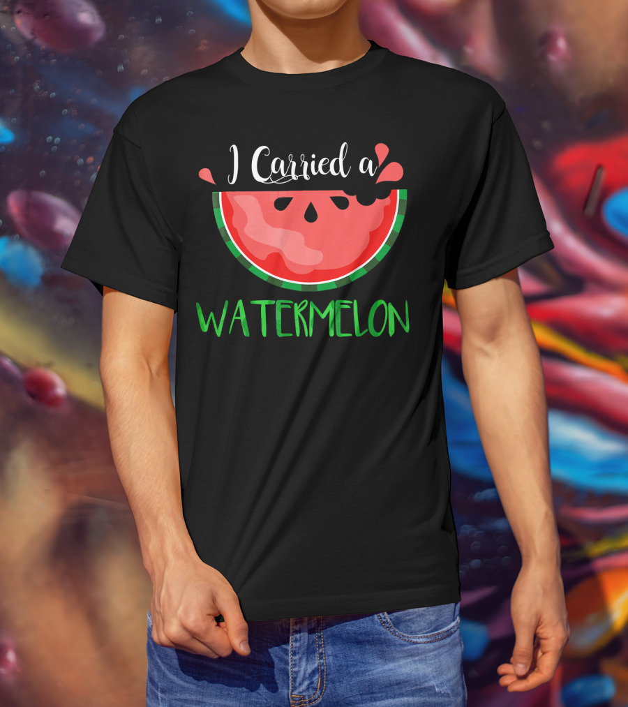 I Carried A Watermelon Funny Dancing Dirty Dancing Reference T-Shirt