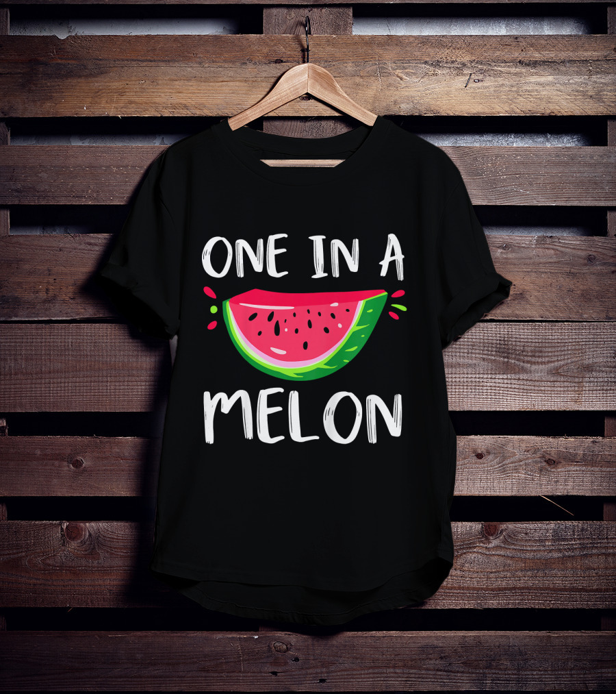 One In A Melon Kids Cute Watermelon Back To School T-Shirt