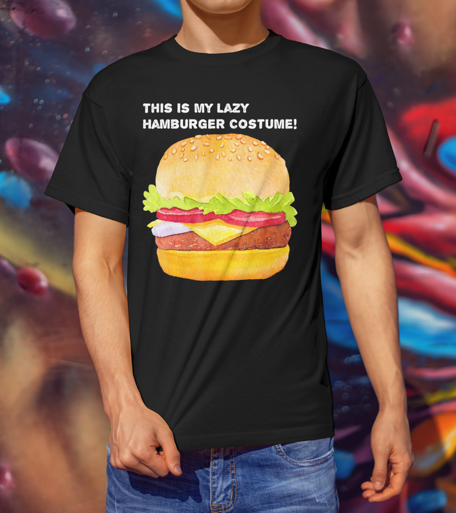 This Is My Lazy Hamburger Costume T-Shirt