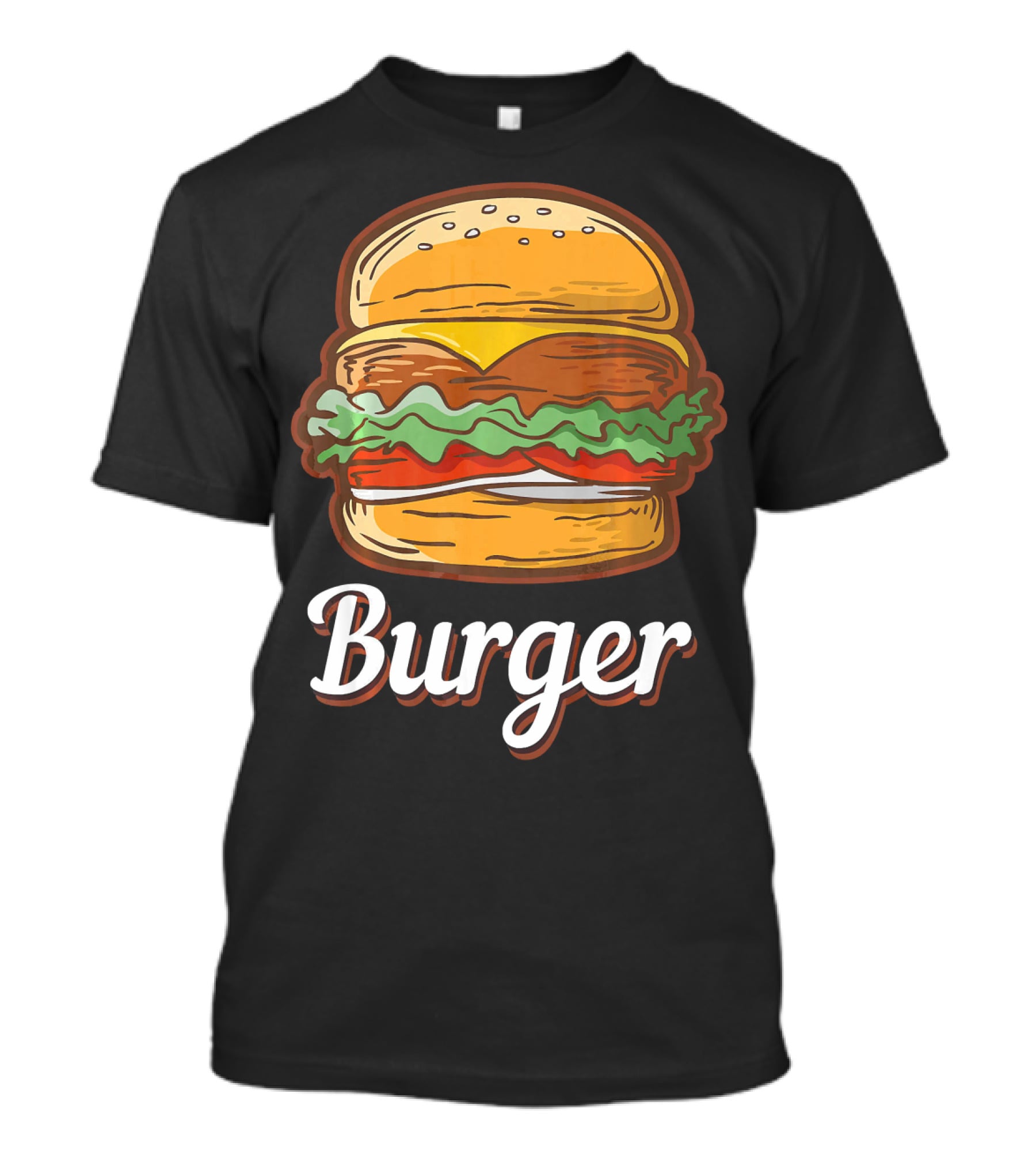 Burger Food Hamburger Cheeseburger Fast Burger T-Shirt
