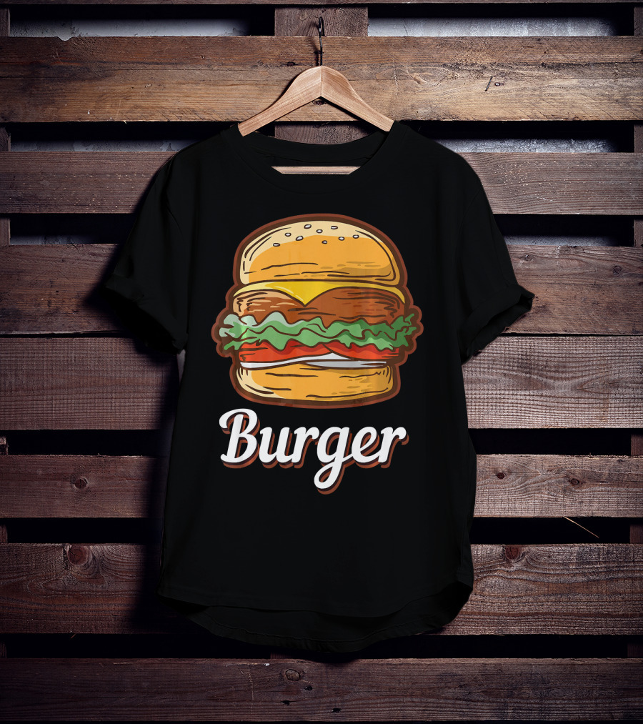 Burger Food Hamburger Cheeseburger Fast Burger T-Shirt