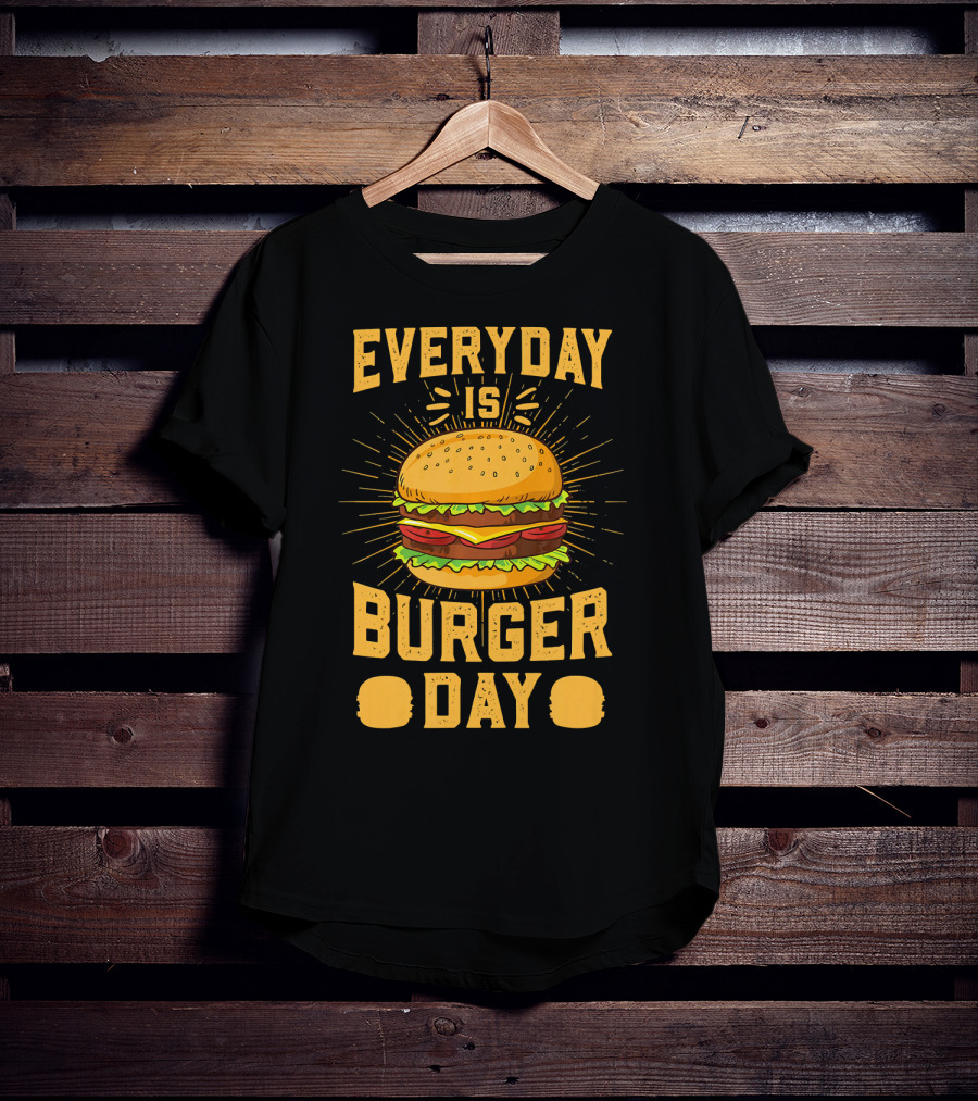 Every Day Is Burger Day BBQ Hamburger T-Shirt