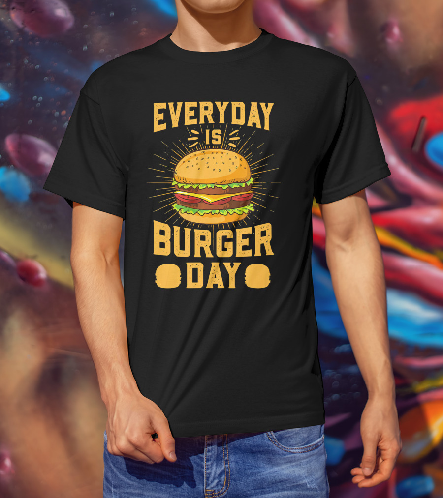 Every Day Is Burger Day BBQ Hamburger T-Shirt