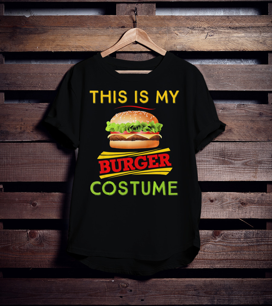 This Is My Burger Costume Halloween T-Shirt