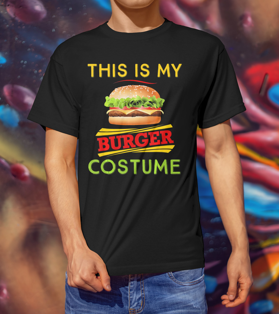 This Is My Burger Costume Halloween T-Shirt