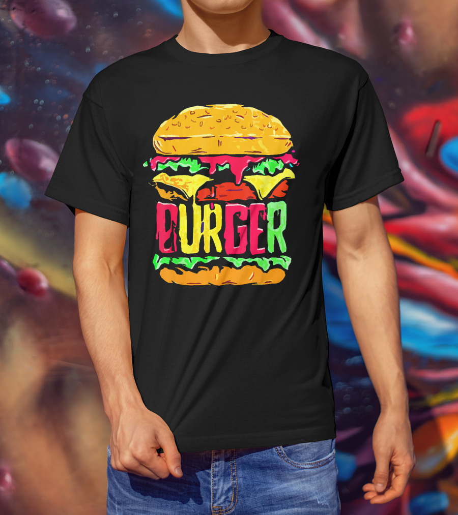 Burger Layers Giant Hamburger T-Shirt