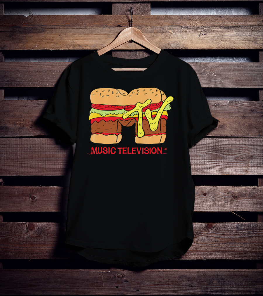 MTV Music Television Hamburger T-Shirt