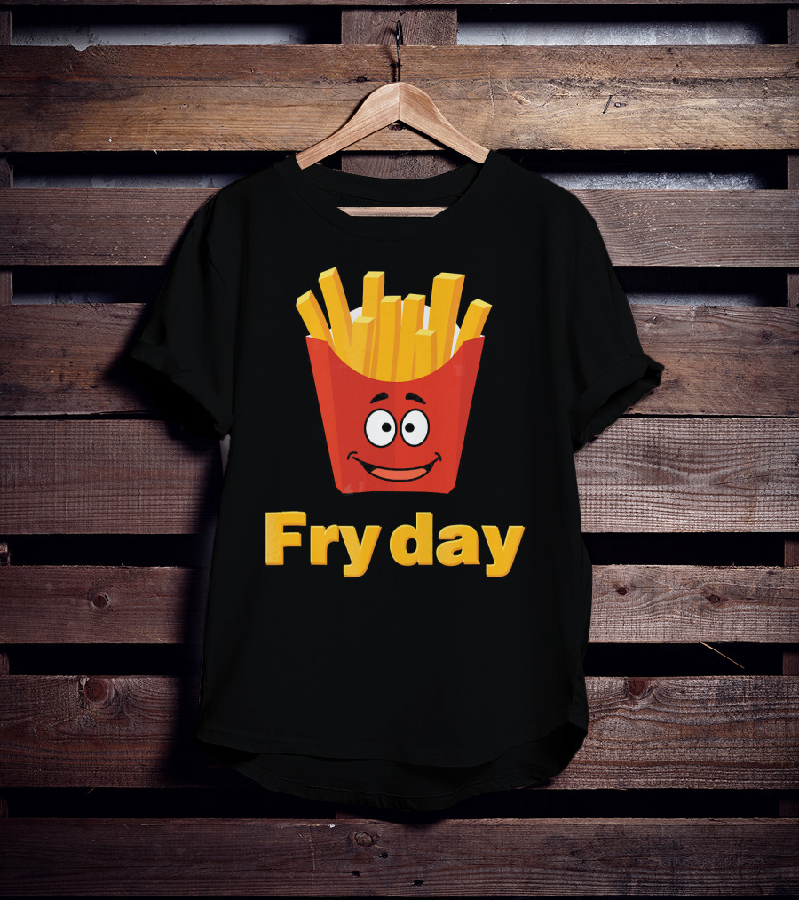 Fry Day Funny Fries Fry Day Burger Frid T-Shirt