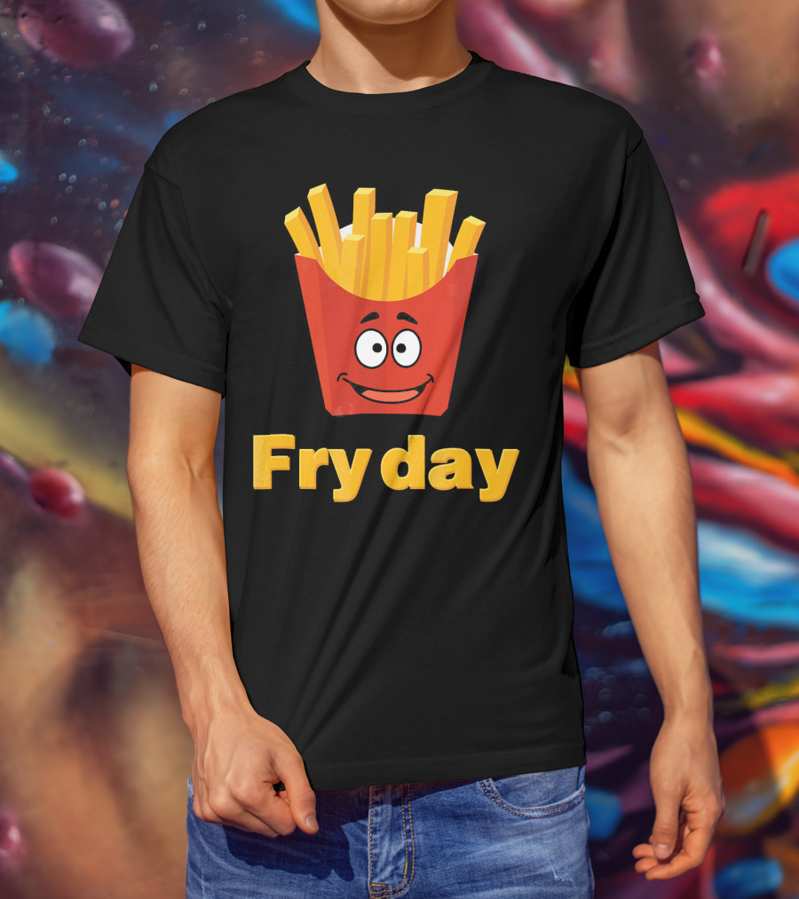 Fry Day Funny Fries Fry Day Burger Frid T-Shirt