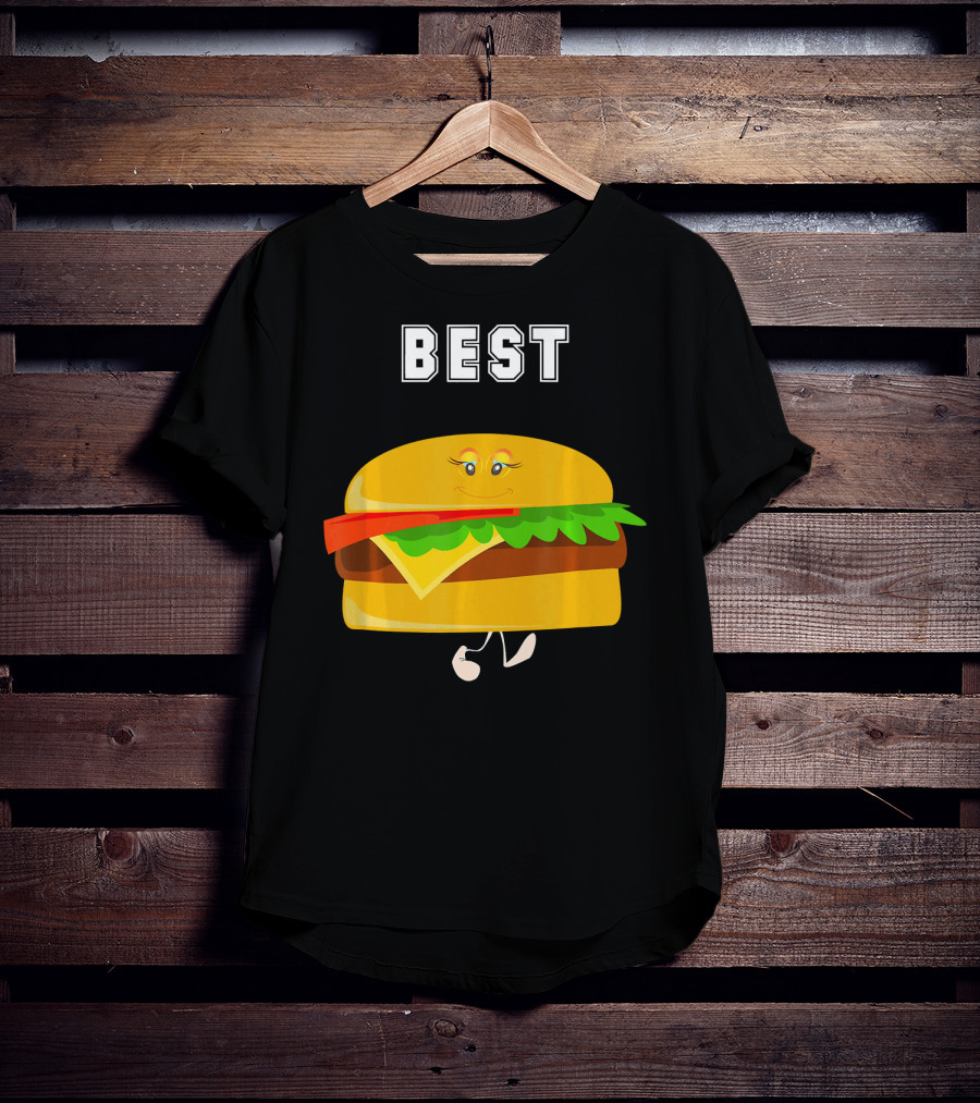 BEST Friends Matching Burger BFF T-Shirt