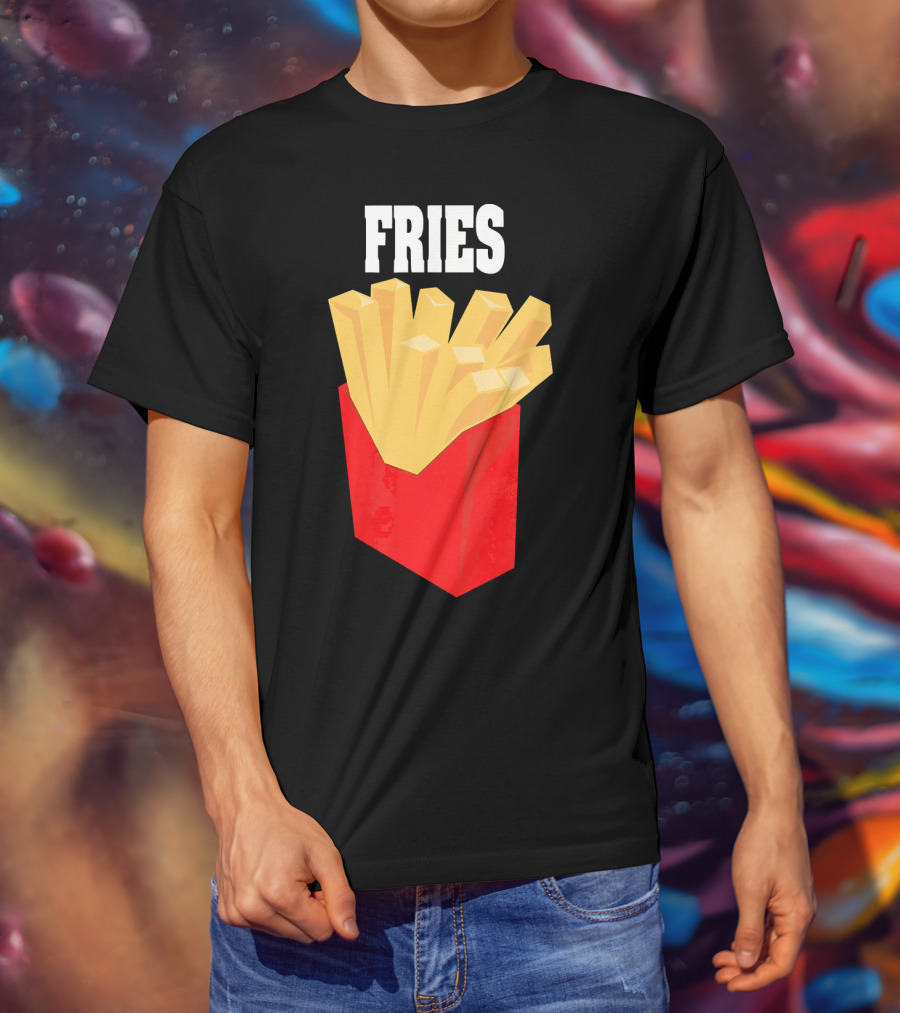 FRIES French Fries Box T-Shirt