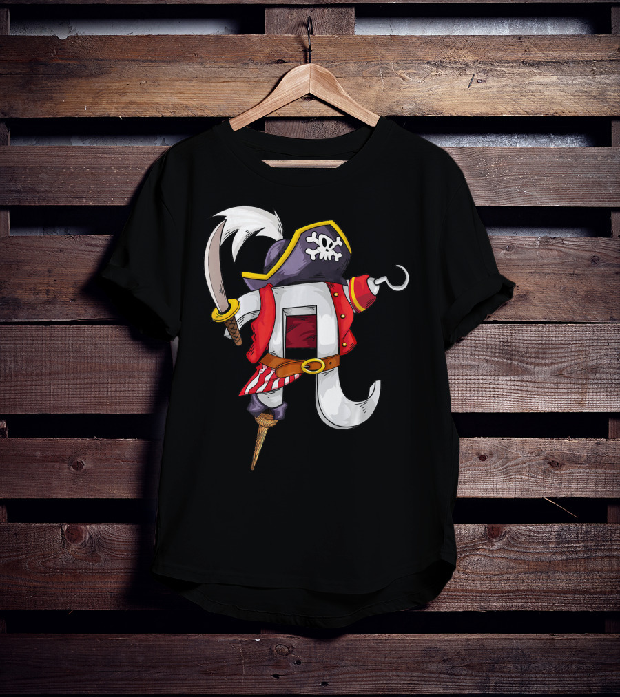 Pi Pirate Costume Cool Math Lovers T-Shirt